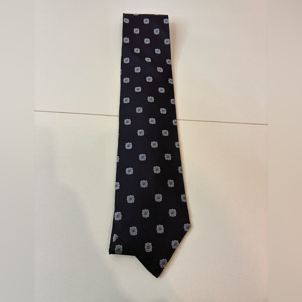 Express Blue and Gray silk Men's Tie